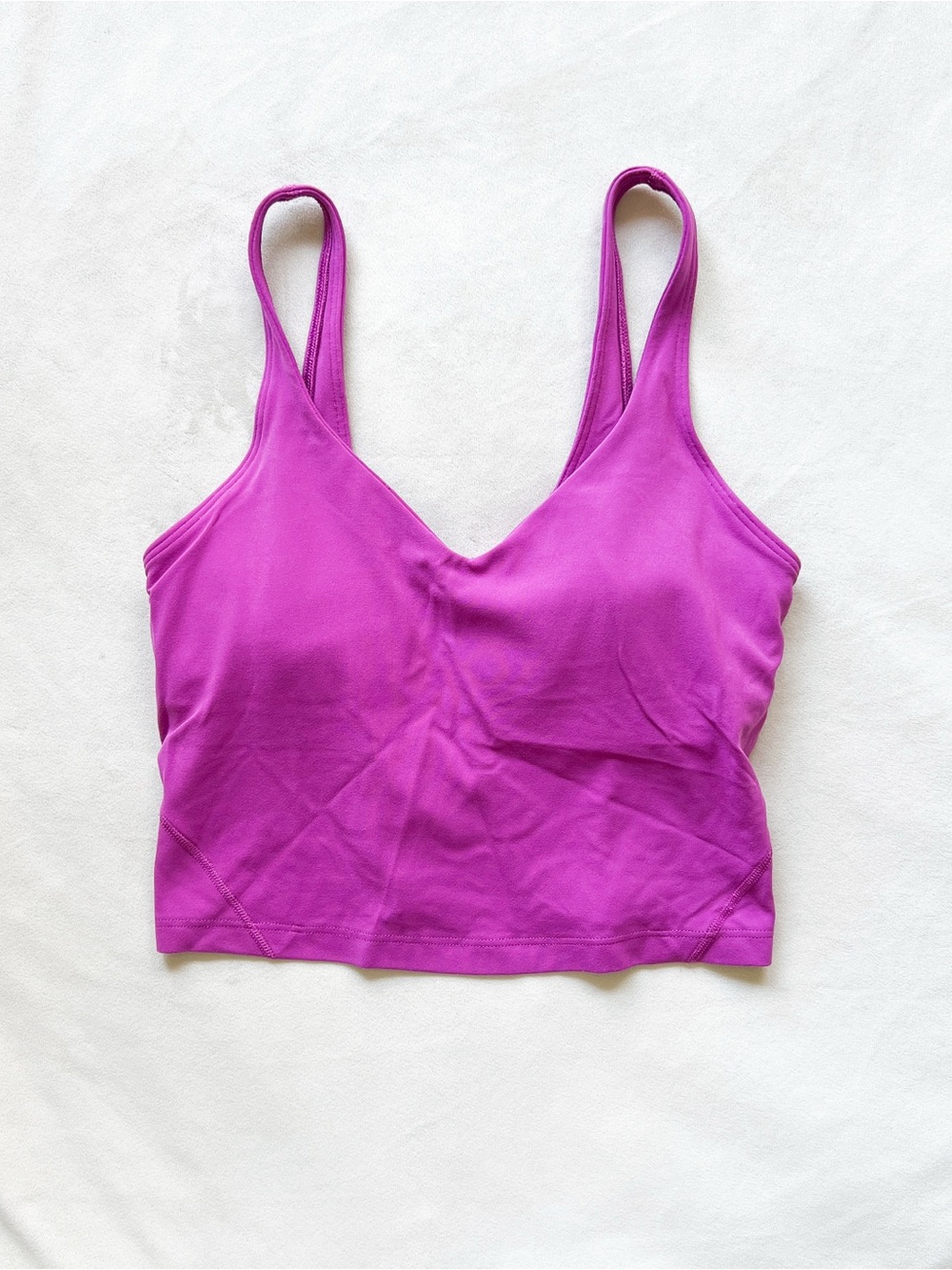 lululemon athletica Magenta V-Neck Align Tank - Size 6